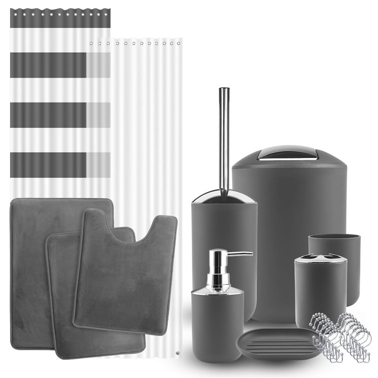 Clara Clark Bathroom Accessory Set & Reviews Wayfair